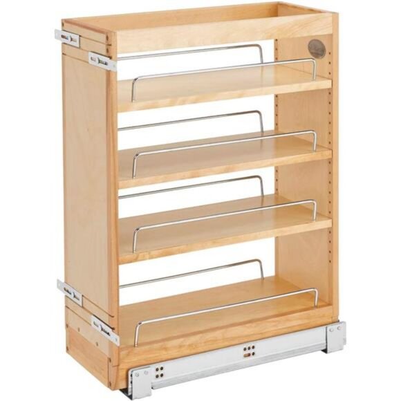 Rev-A-Shelf Pullout Base Cabinet Organizer Adjustable Shelves for Full Height